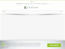 Tablet Screenshot of kantionit.com